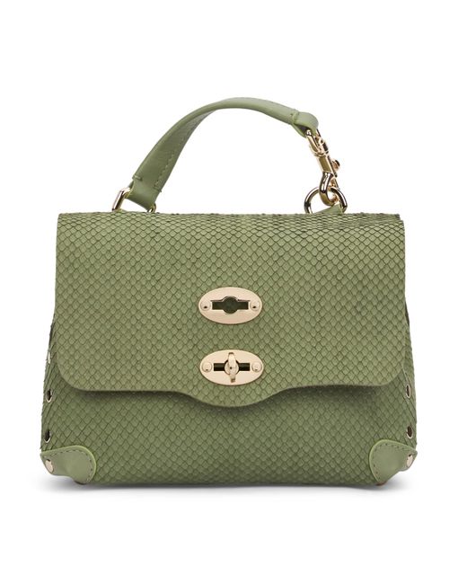 Zanellato Green Postina Amoretto Handbag
