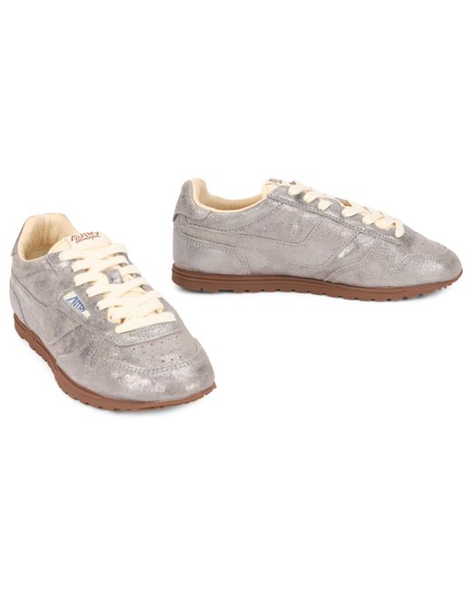 Autry Metallic Low Laced Sneakers