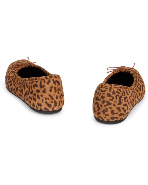 Vivienne Westwood Brown Ballerina Brigitte Leopard