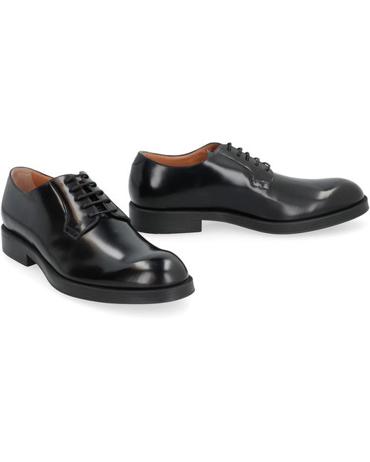 Scarpe stringate in pelle di Tod's in Black da Uomo