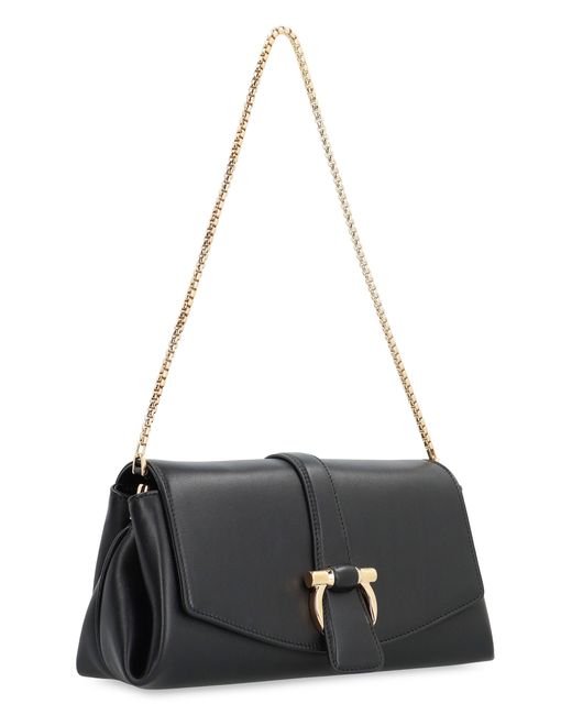 Ferragamo Black Leather Crossbody Bag