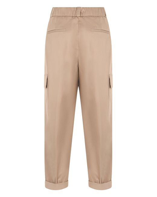 Peserico Natural Cargo Pants With Cuff