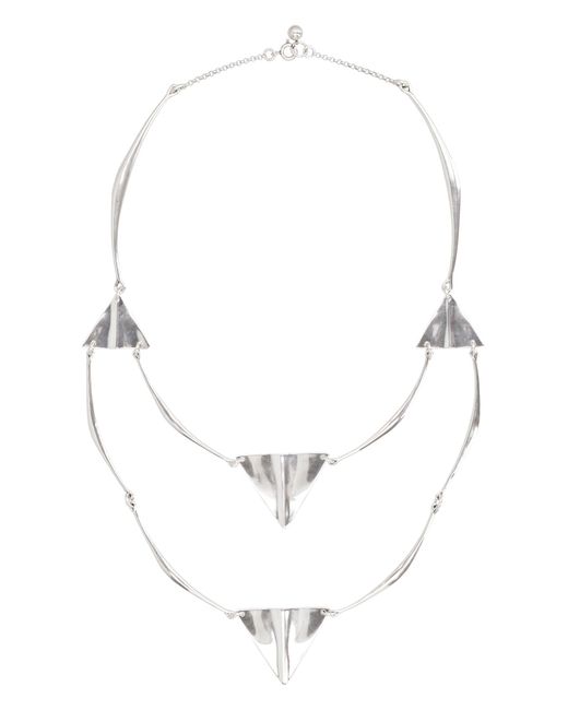 Isabel Marant White Collana Blair