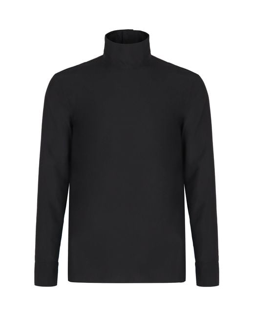 Gucci Black Technical Panama Shirt for men