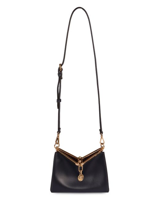 Etro Black Luxurious Mini Leather Shoulder Bag
