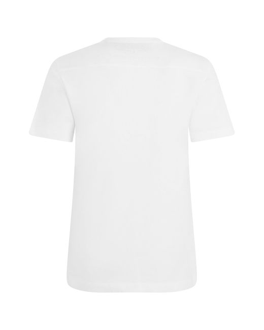 Elisabetta Franchi White Printed Cotton T-Shirt