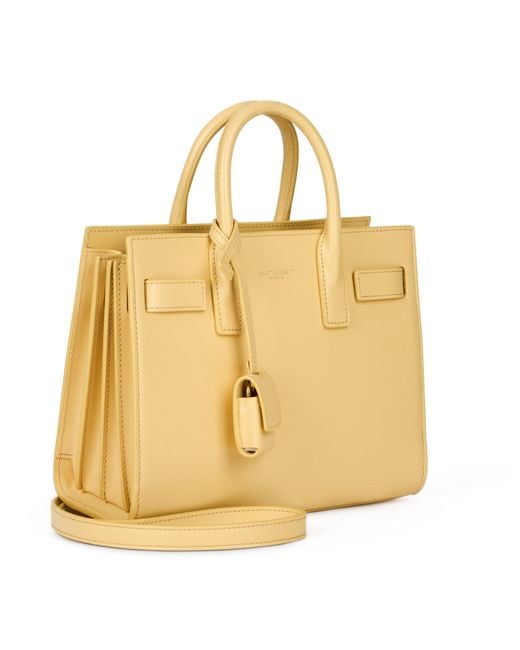 Saint Laurent Natural Sac De Jour Bag