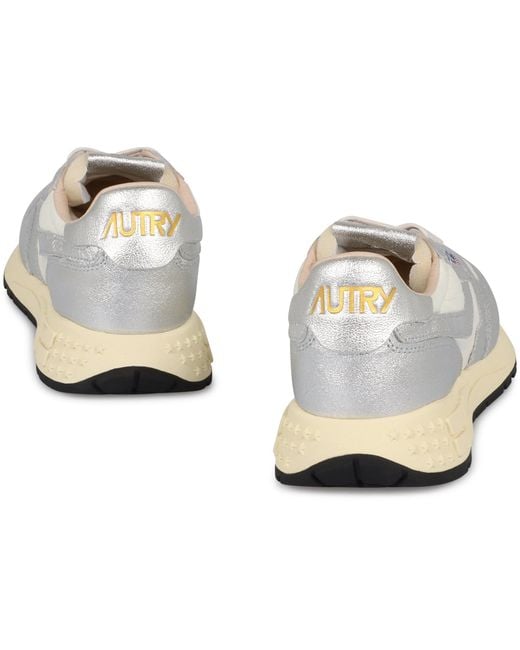 Autry White Reelwind Low-Top Sneakers