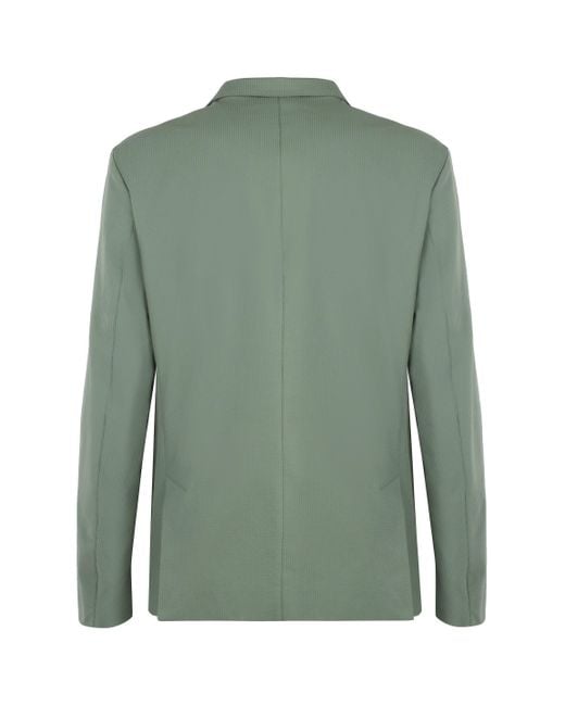 Herno Green Single-Breasted Two-Button Jacket for men