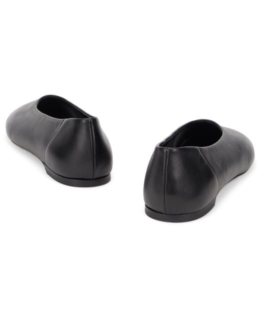 Totême Black Slip Ballerinas