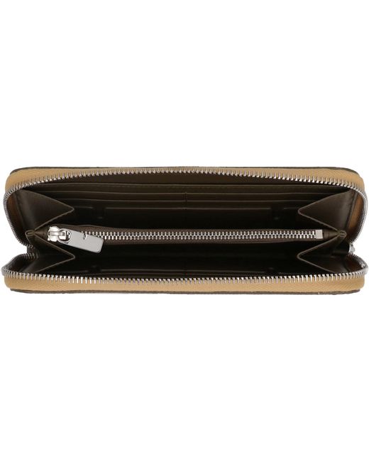 Burberry Gray Coated Canvas Wallet for men