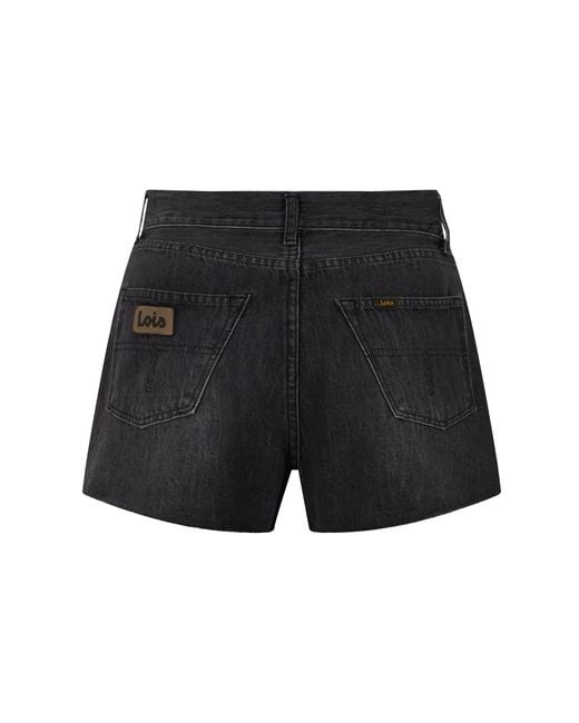 Lois Black Shorts