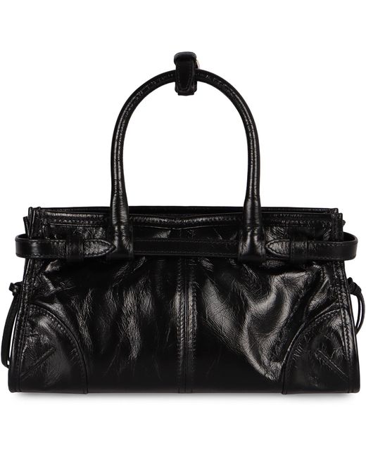 Borsa a mano Bonnie mini in pelle di Prada in Black