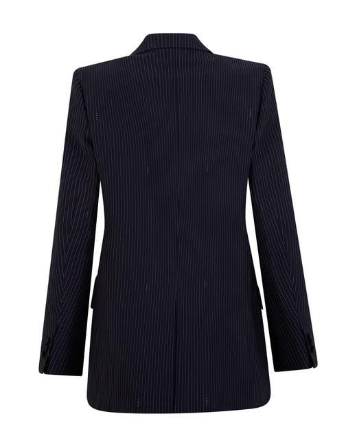 Fendi Blue Double-Breasted Blazer