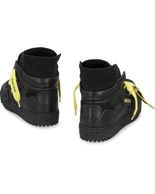 Off-White c/o Virgil Abloh Green Sneakers High-Top 3.0 Off Court