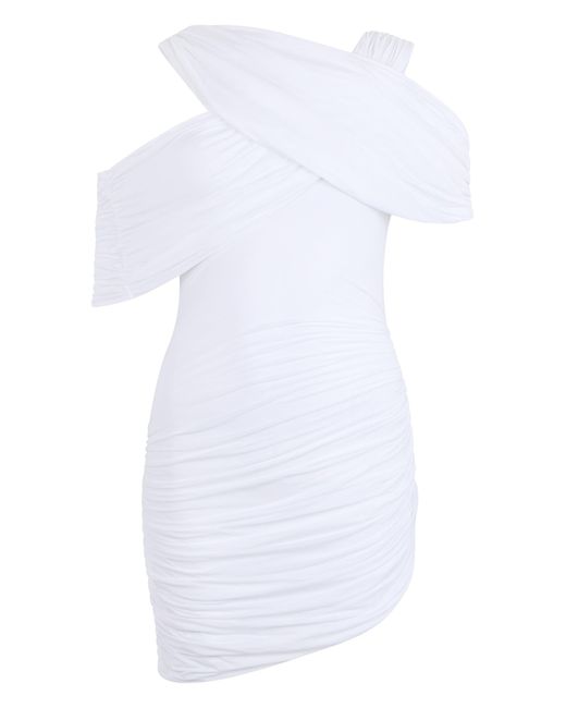 LES FILLES D'EVA White Asymmetrical Short Dress