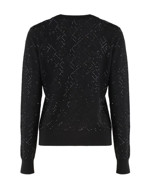 Elisabetta Franchi Black Cardigan