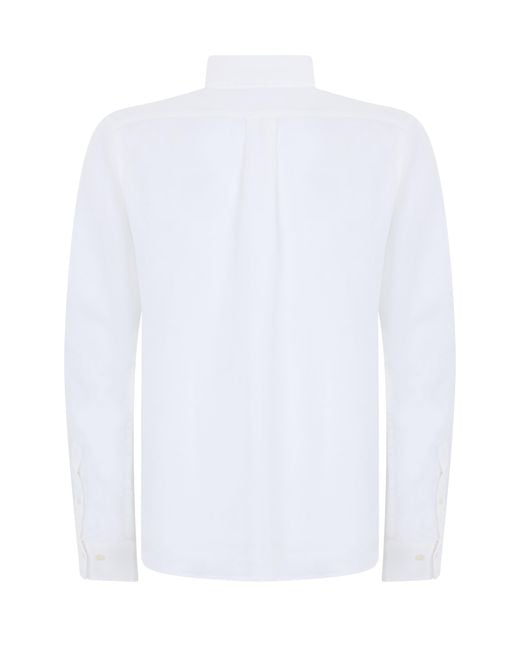 Gant White Linen Shirt for men