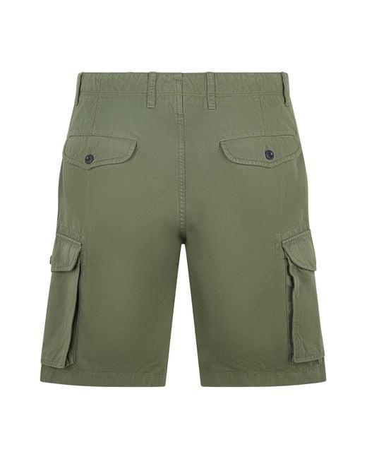 Slowear Green Bermuda Cargo for men