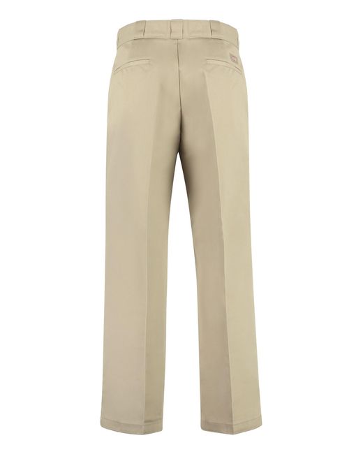 Dickies Natural Cotton Blend Trousers for men