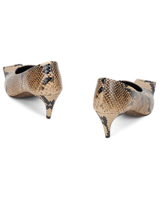 Khaite Brown Python-Heeled Shoe