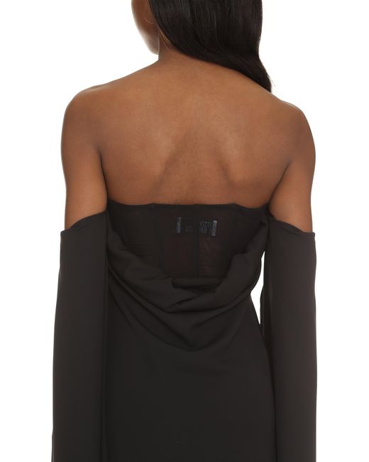 GIUSEPPE DI MORABITO Black Jersey Mini Dress