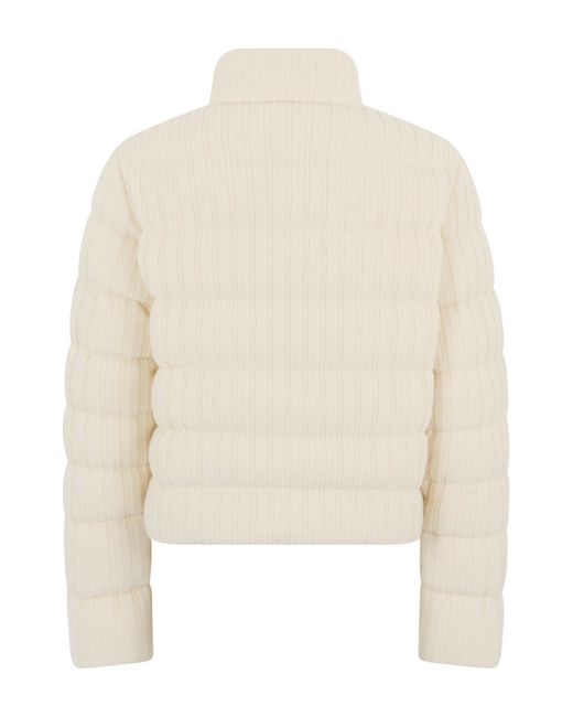 Moncler White Down Jacket