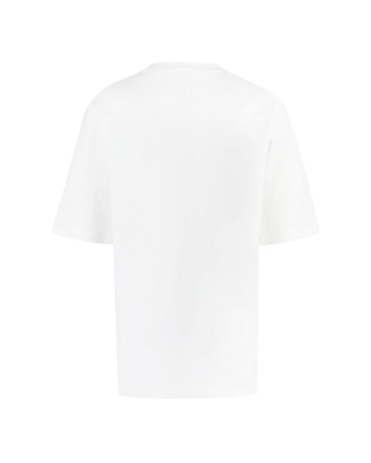 Jil Sander White Cotton Crew-Neck T-Shirt