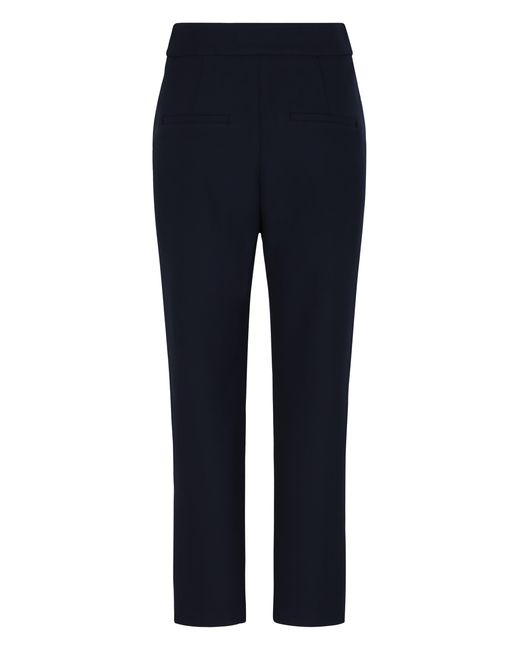 Veronica Beard Blue Slim-Leg Trousers Renzo