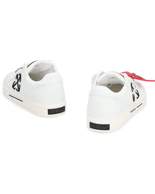 Sneakers low-top New Vulcanized in canvas di Off-White c/o Virgil Abloh in White da Uomo