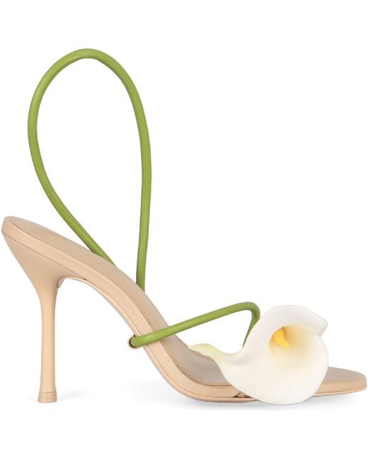 Cult Gaia Metallic Cassidy Sandals