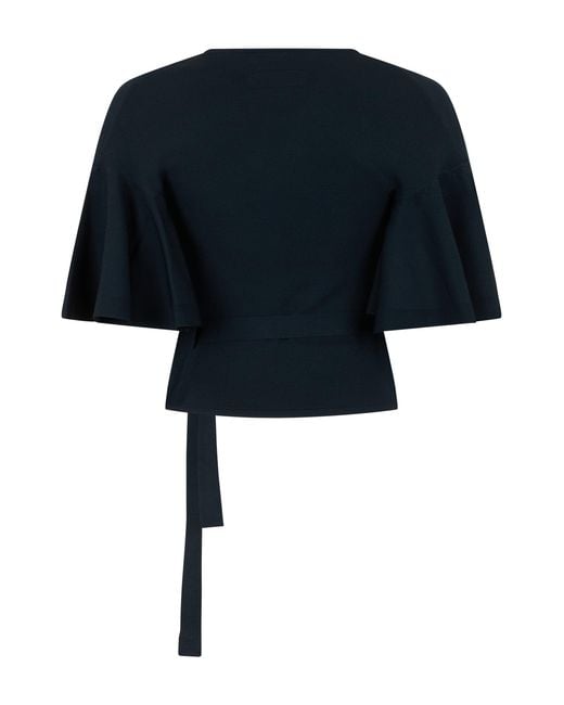 Jacquemus Black Top The Paysan With Ruffles