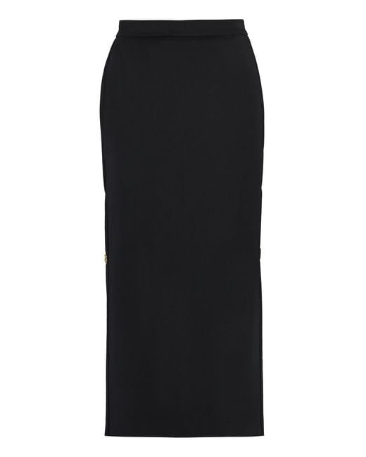 Pinko Black Gto Midi Skirt