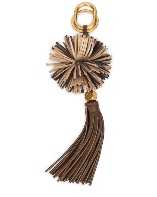 Gianni Chiarini White Keychain With Lion