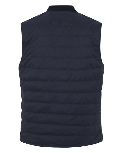 Slowear Blue Padded Vest for men