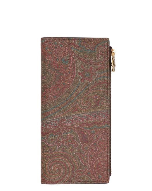Etro Brown Wallet Arnica