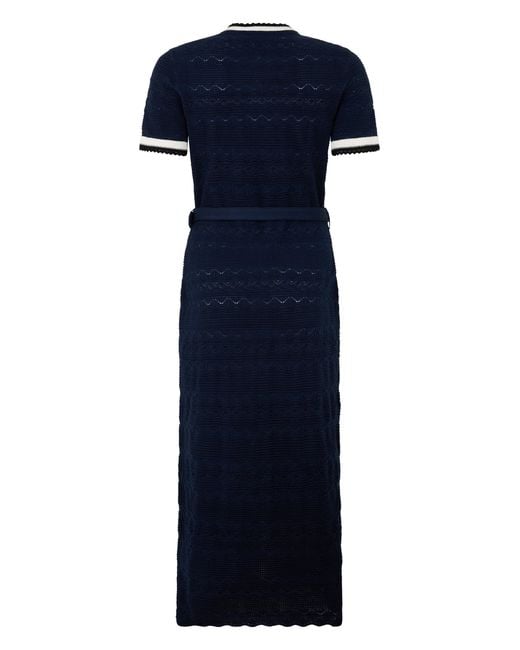 Self-Portrait Blue Long Dress With Buttons