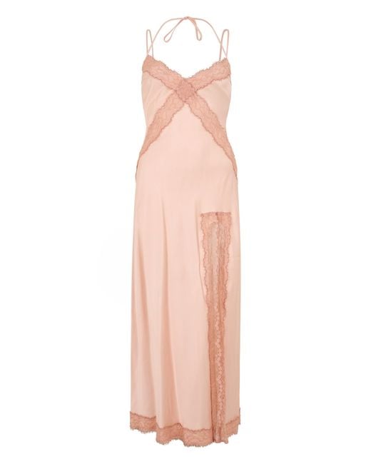 LES FILLES D'EVA Pink Midi Dress