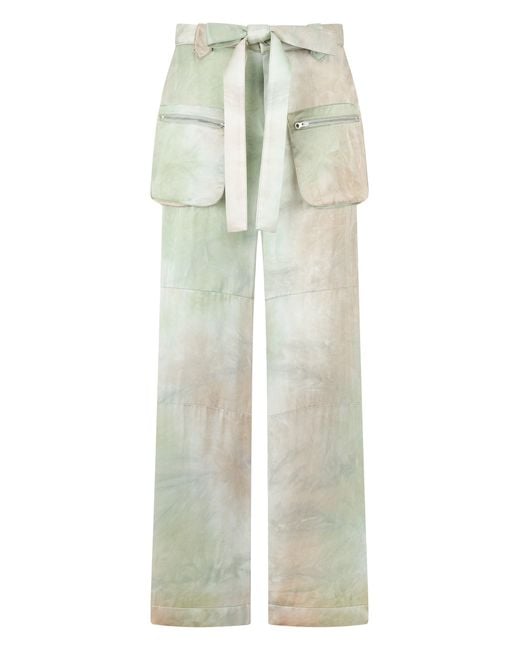 LES FILLES D'EVA White Straight Leg Pants
