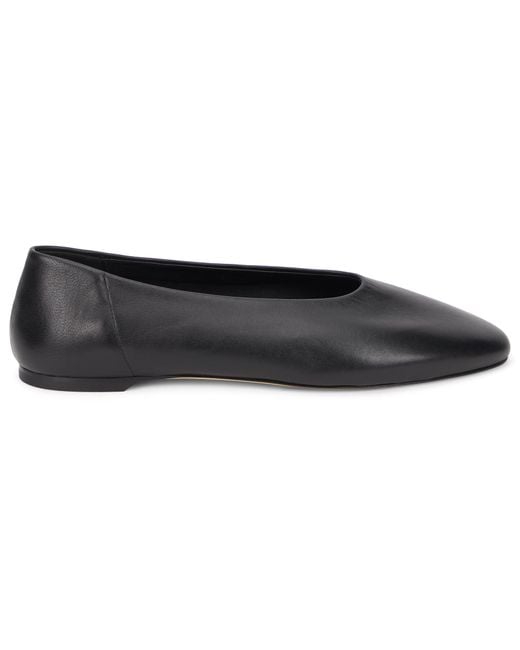 Totême Black Slip Ballerinas