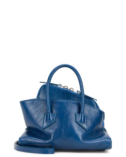The Attico Blue Handbag La Passeggiata Mini