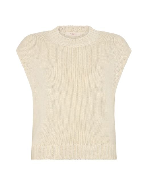 Slowear Natural Cotton Knit Top