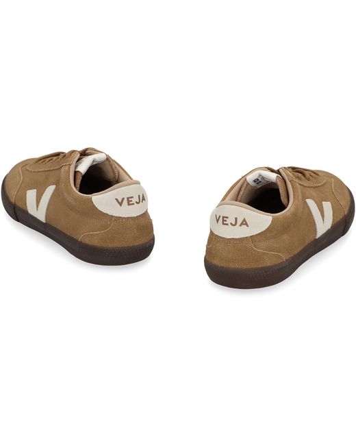 Veja Brown Low-Top Volley Sneakers for men