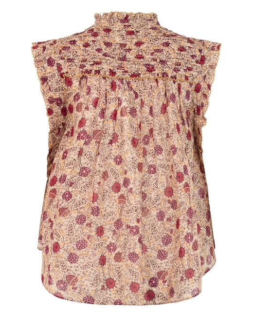 Isabel Marant Pink Light Floral Shirt