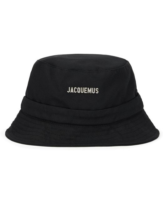Jacquemus Black Bucket Hat for men