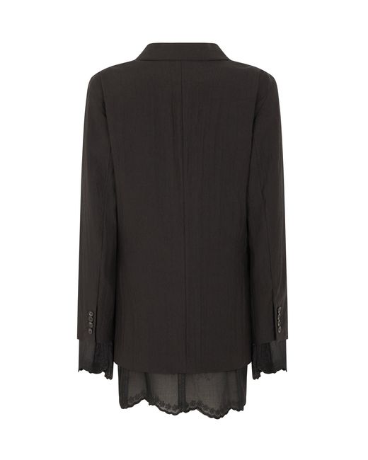 Our Legacy Black Reversible Linen Jacket
