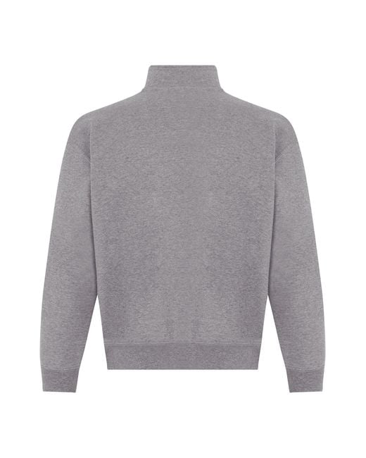 Canada Goose Gray Zip Collar Sweatshirt