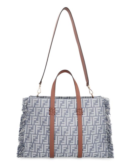 Tote bag Summer di Fendi in Purple