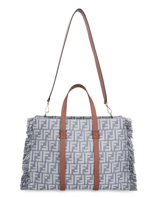 Fendi Purple Summer Tote Bag