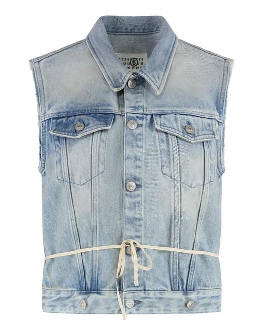 MM6 by Maison Margiela Blue Denim Dress